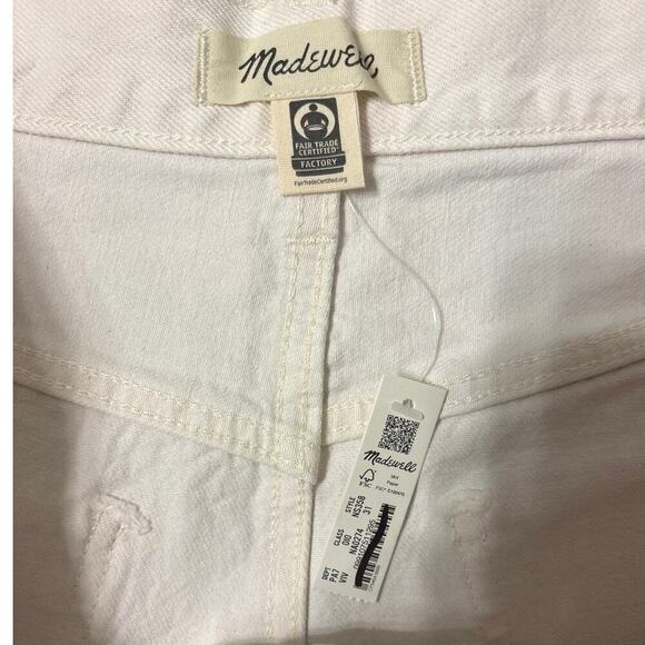 NWT Madewell Low-Slung Baggy Jeans In Vintage Ivory Size 31 - Picture 7 of 11